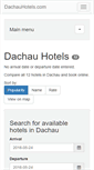 Mobile Screenshot of dachauhotels.com